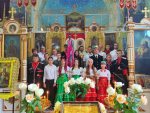 В Воскресенском храме Майкопа состоялась торжественная прибивка знамени казачьего молодежного движения