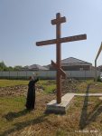 В поселке Яблоновском установили поклонный крест