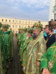 Управляющий епархией принял участие в праздничных богослужениях в Свято-Троицкой Сергиевой Лавре