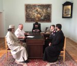 Архиепископ Тихон встретился с правлением Майкопского казачьего отдела