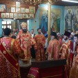 Архиепископ Тихон совершил Божественную Литургию в Свято-Воскресенском храме города Майкопа
